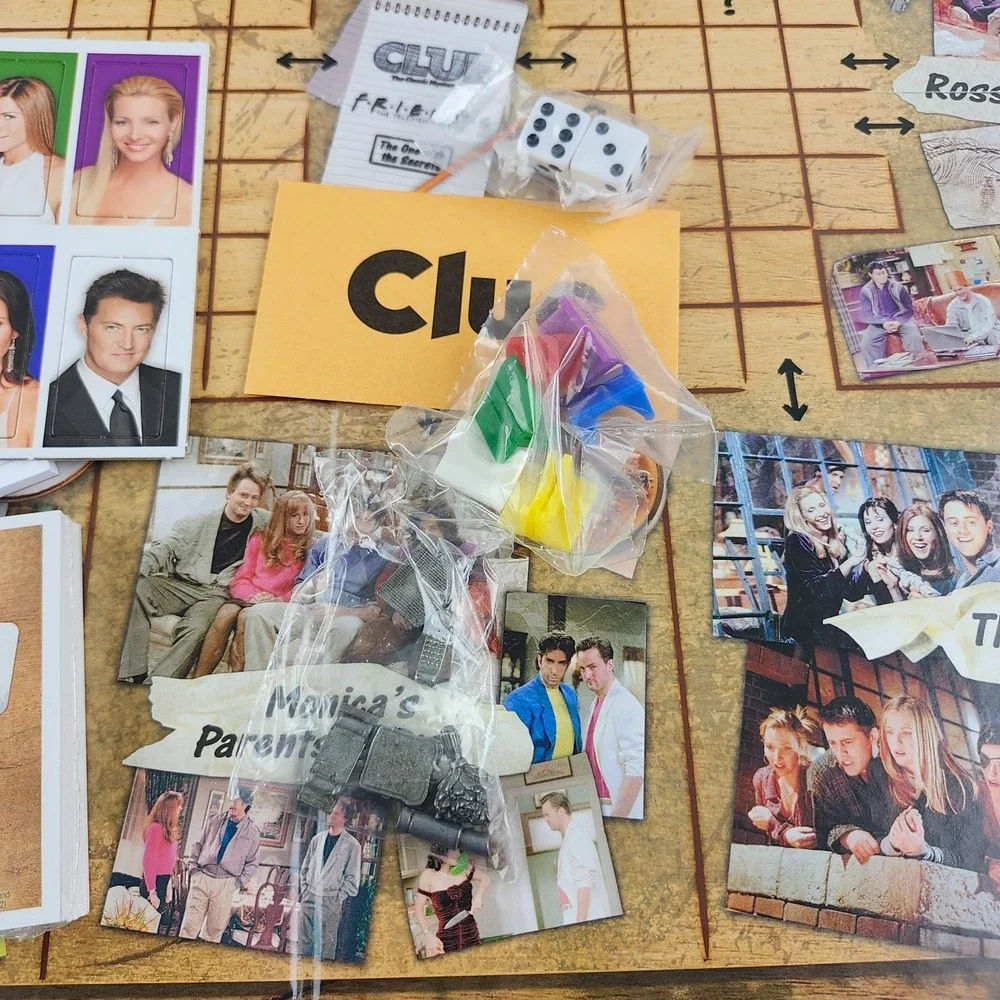 CLUE Friends Edition Board Game TV Series Complete Sealed Contents